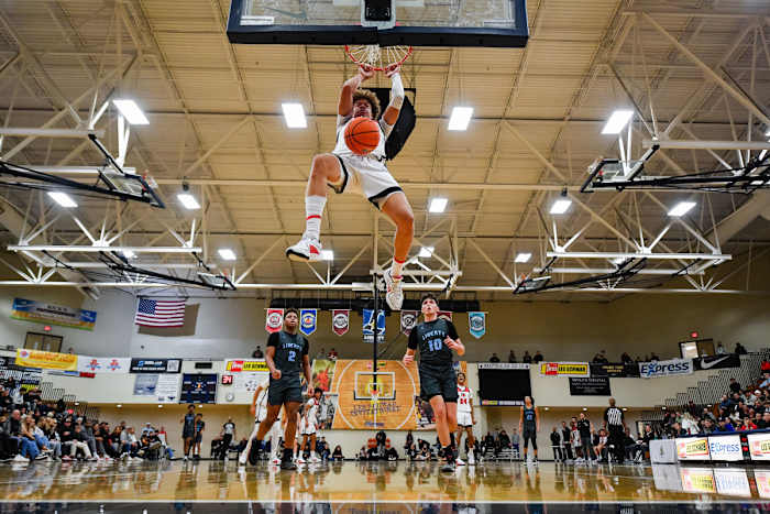 Liberty Harvard Westlake boys basketball Les Schwab Invitational game December 27 2023 Naji Saker-55